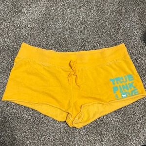 Pink VS Yellow Pajama Shorts